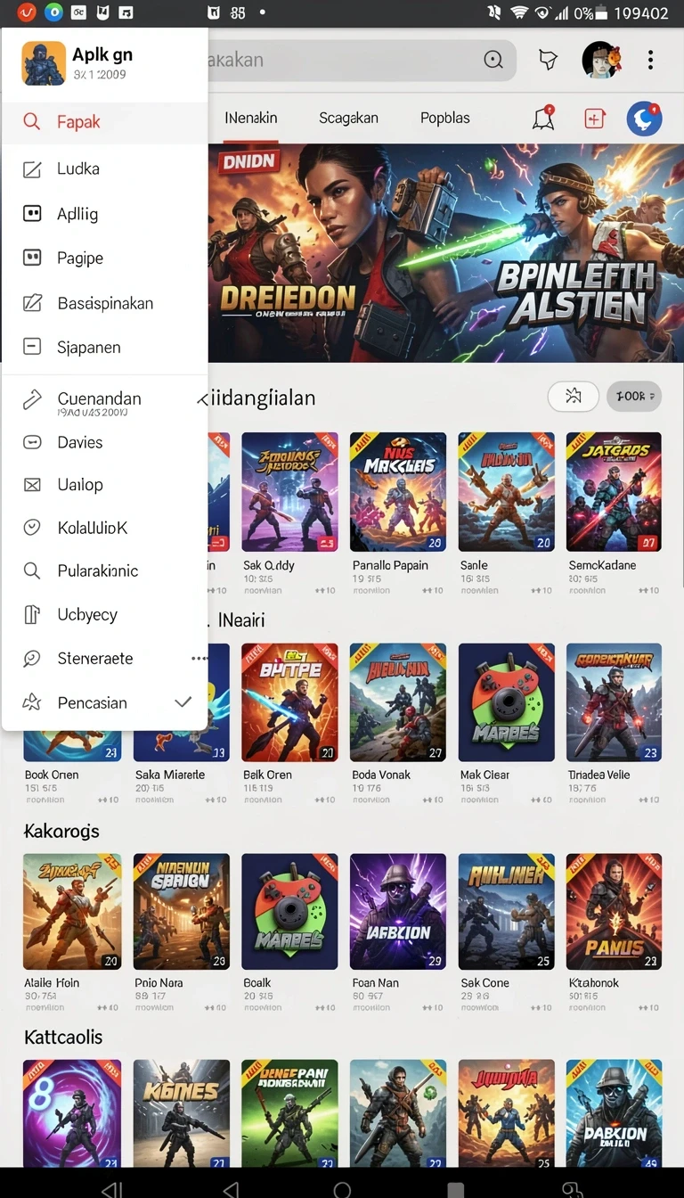 Beragam pilihan permainan menarik dalam aplikasi Review Aplikasi luckyneko.